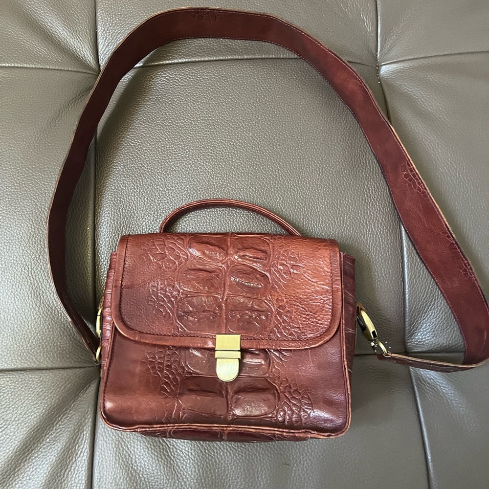 Let&Her Genuine Leather Crossbody Bag